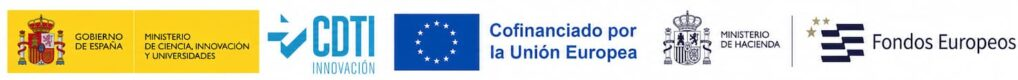 Government of Spain. Ministry of Science, Innovation and Universities. CDTI Innovación. Co-funded by the European Union. Ministry of Finance. European Funds.